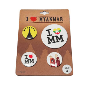 Myanmar Badges (4-Set)