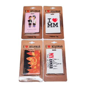 I Love Myanmar Luggage Tag