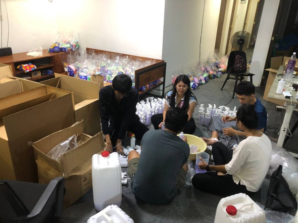 2025 Earthquake Relief: Packing Hygiene Kits