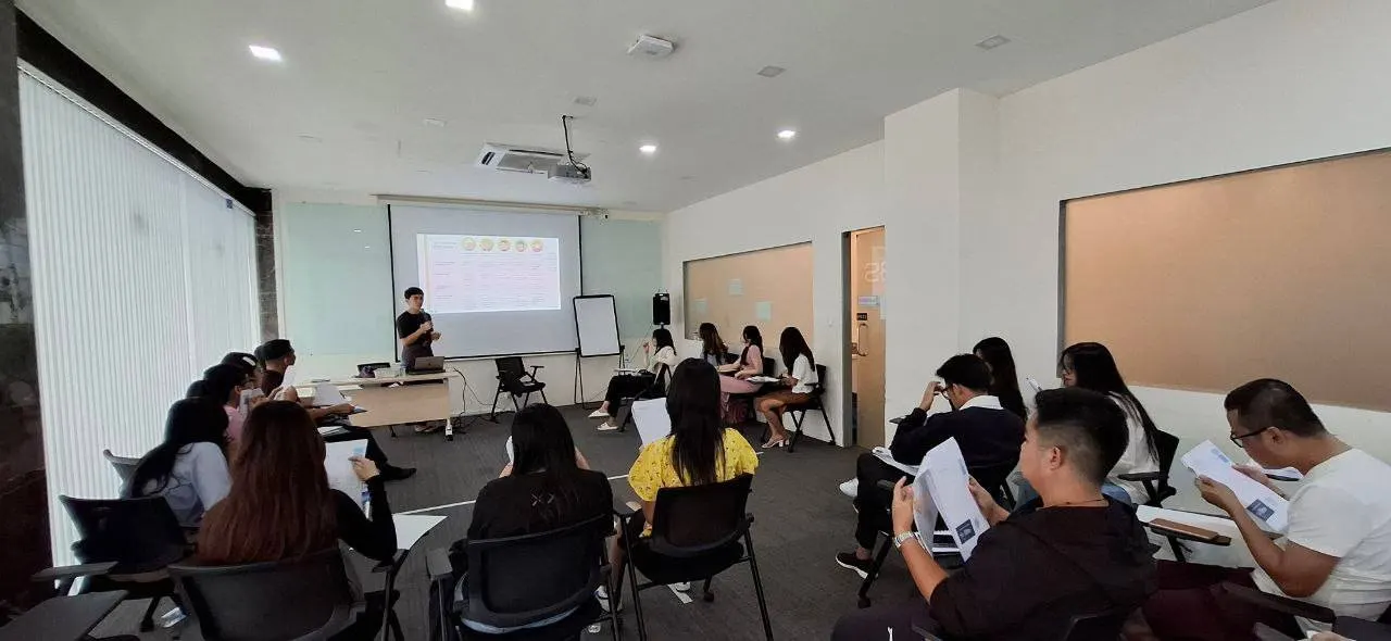 A training session in a Yangon meeting room